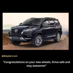 New Car congratulation wishes