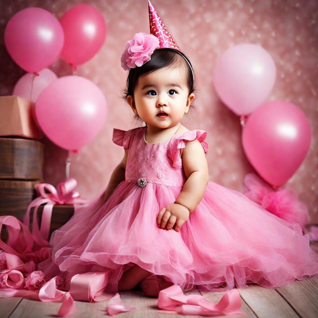 First Birthday Wishes for Baby Girl