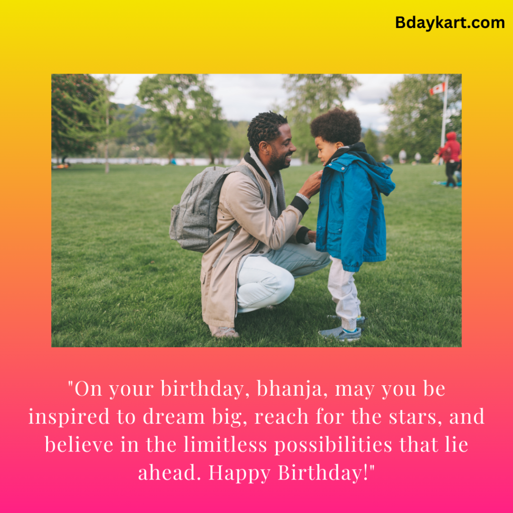 Inspirational Birthday Wishes for Bhanja