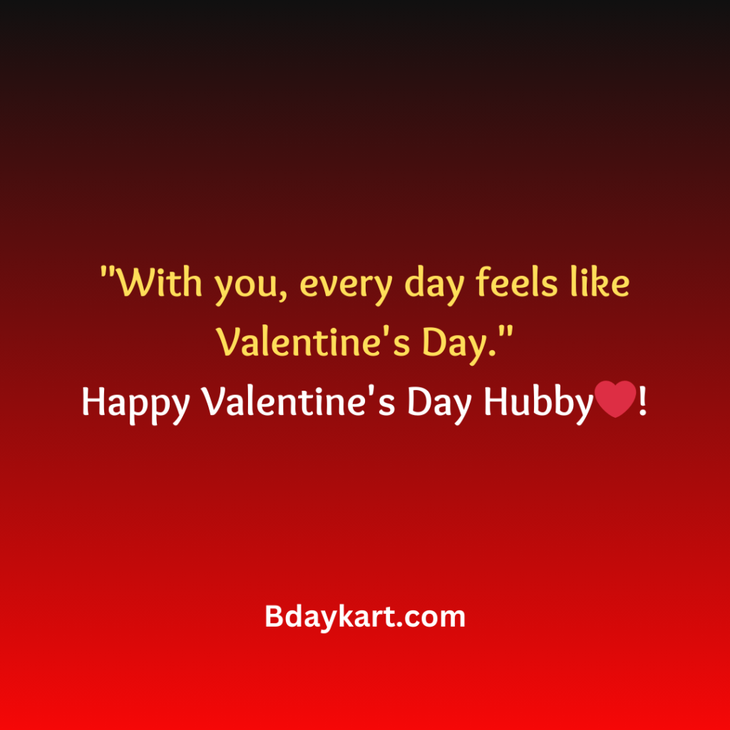 Heart Touching Valentine's Day Wishes for Husband