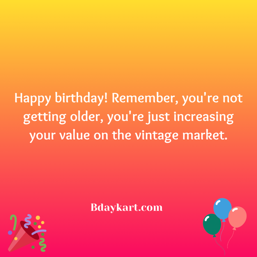 Funny Birthday message for friend