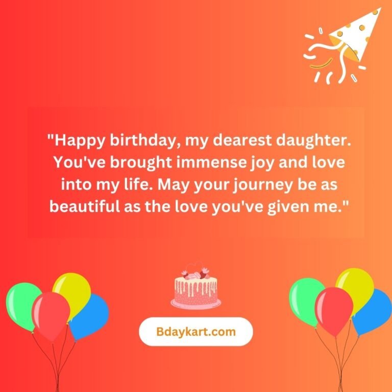 Heart Touching Birthday Wishes For Daughter From Father - Bdaykart.com