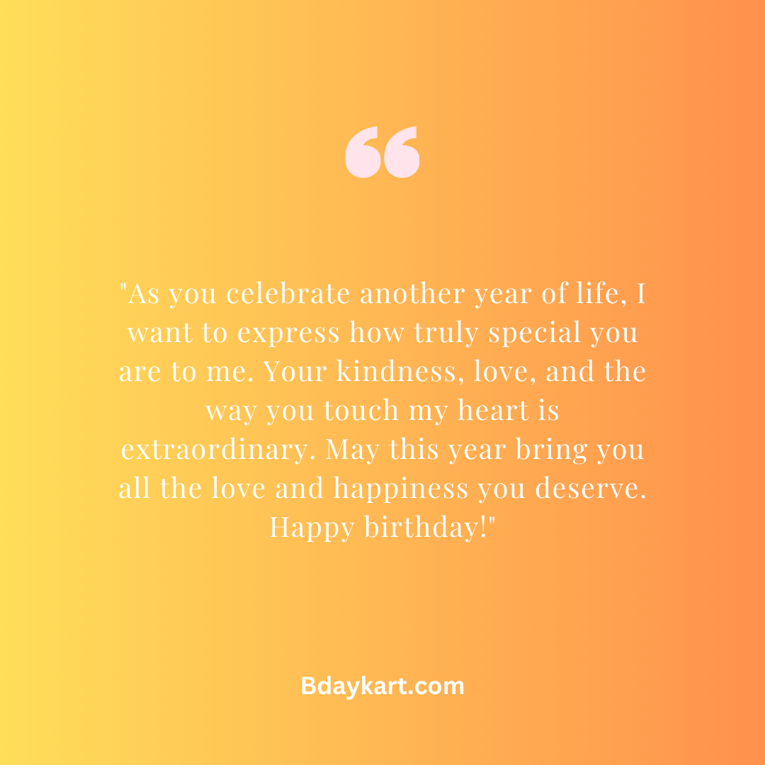 Heart Touching Birthday Wishes for Special Person - Bdaykart.com
