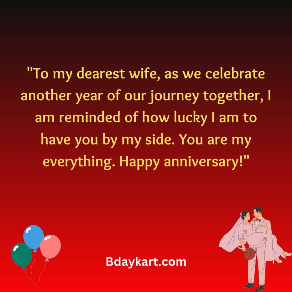 Anniversary Message for Wife