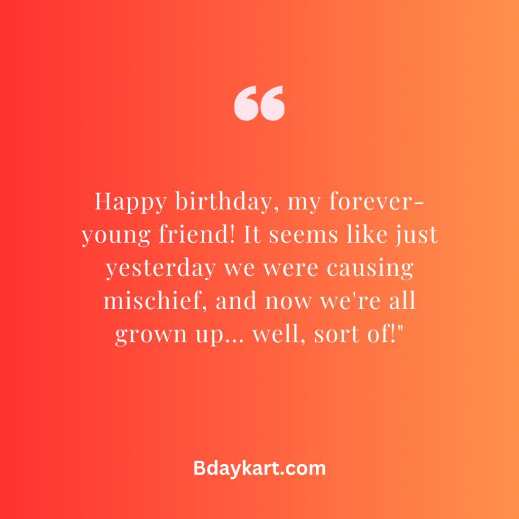 120+ Heart Touching Birthday Wishes for Childhood Friend - Bdaykart.com