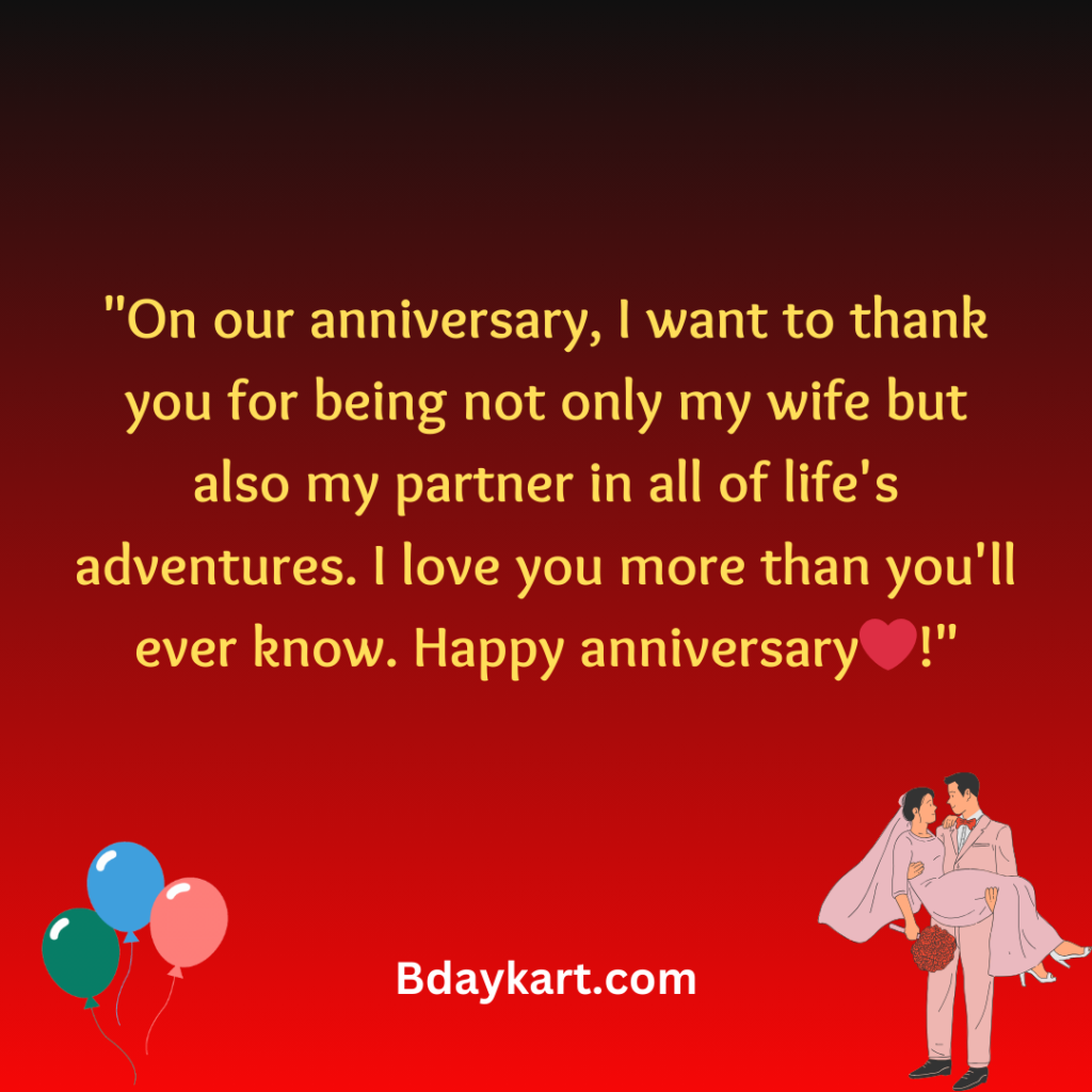 Heart Touching Anniversary Wishes for Wife from Husband