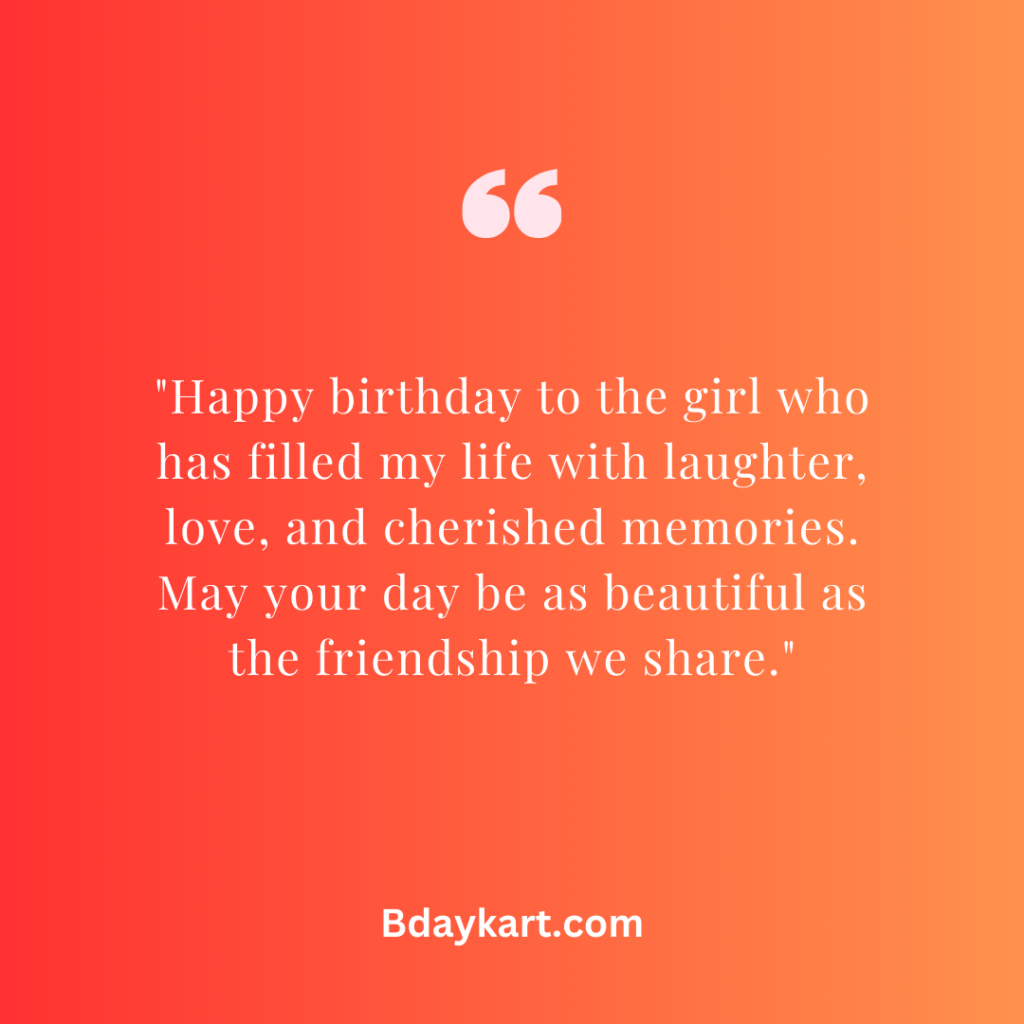 Short Birthday Wishes for Childhood Friend Girl