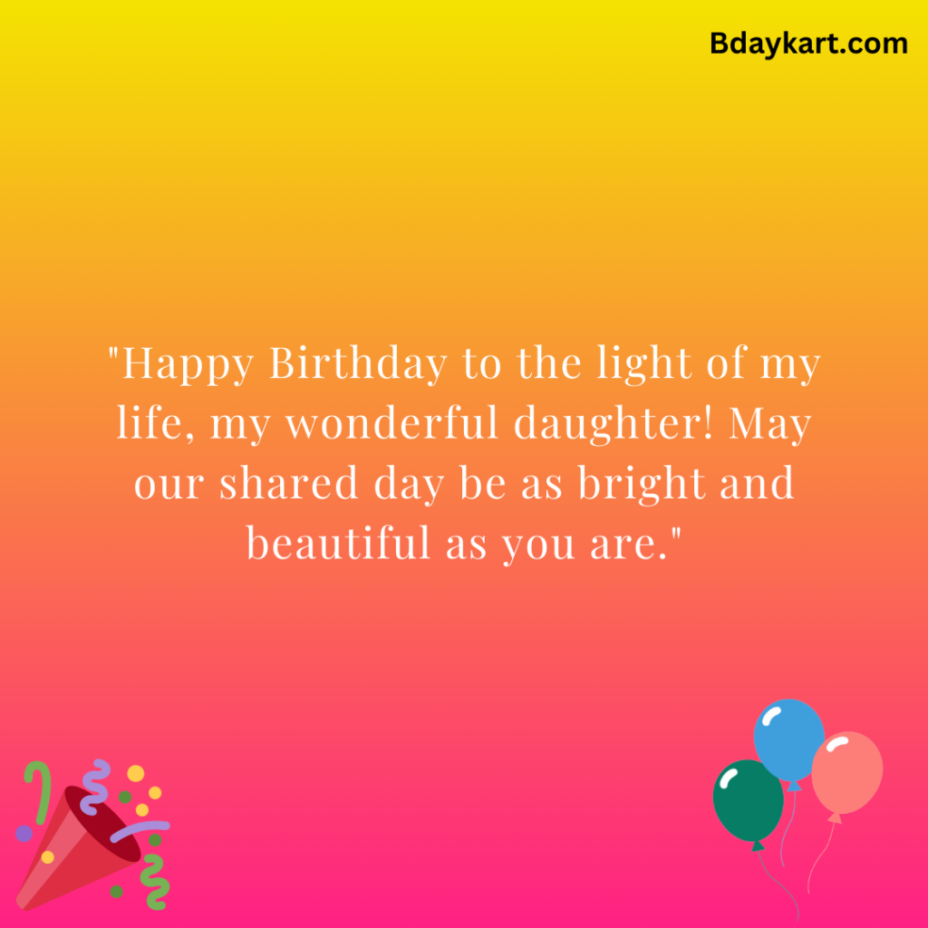 Father and daughter birthday on same day message