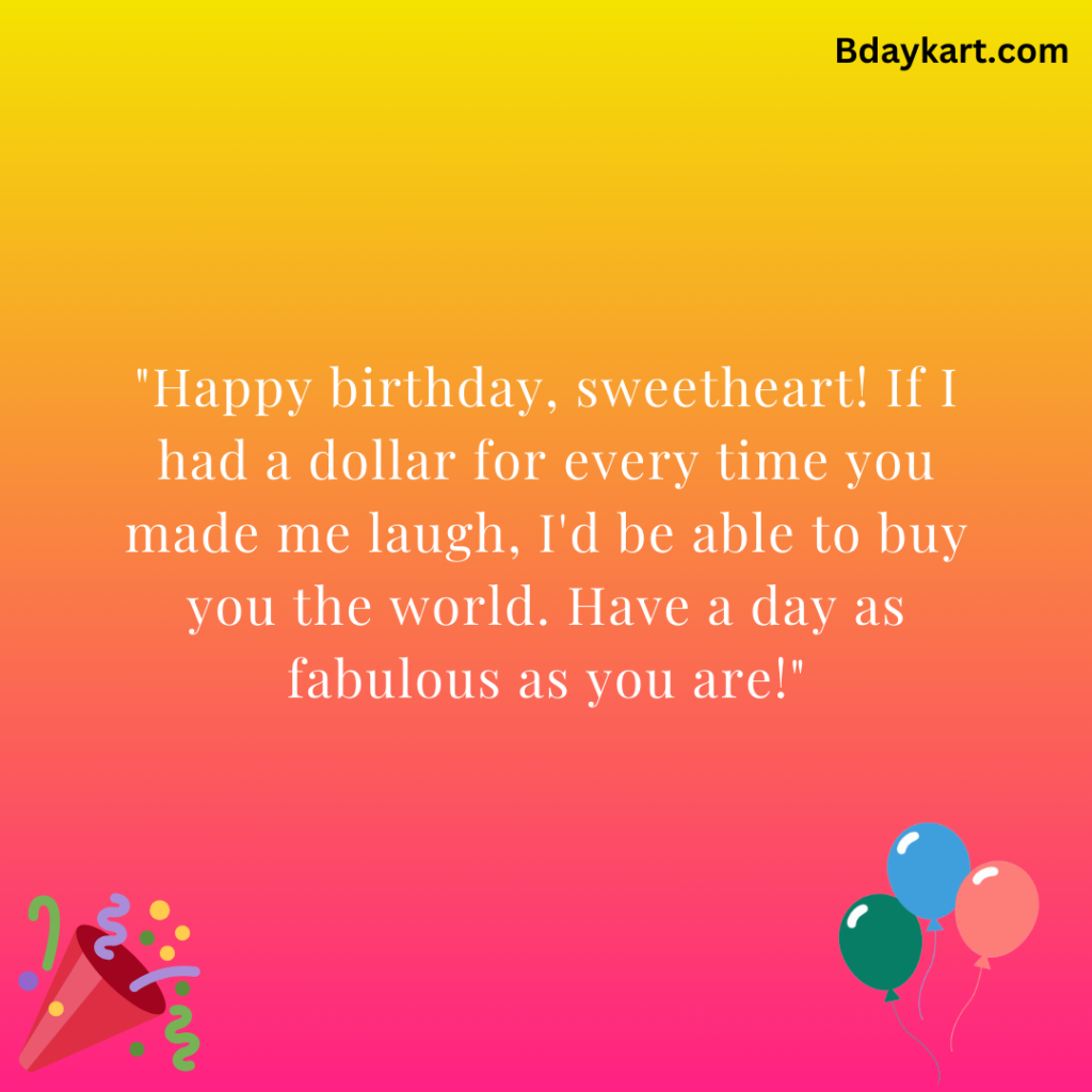 Funny Birthday Wishes for Your Granddaughter