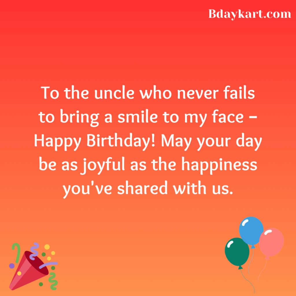 Heart Touching Birthday Wishes for Uncle