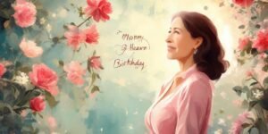 birthday for mom in heaven