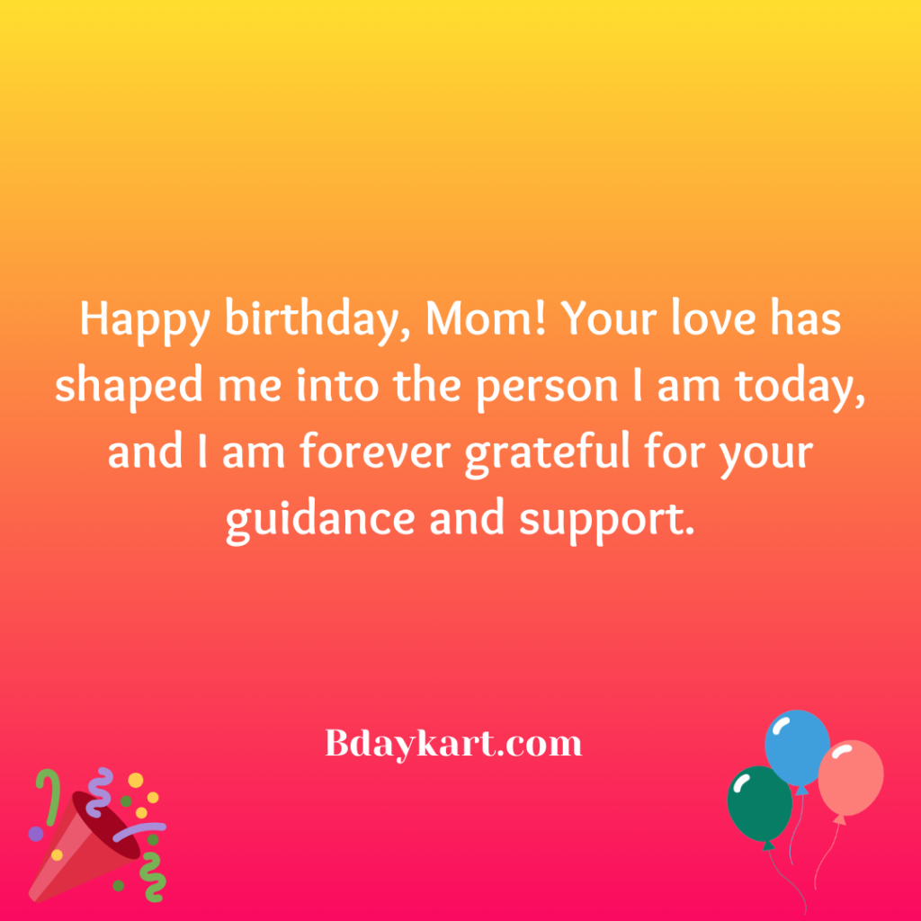 Heart Touching Birthday Wishes for Mom