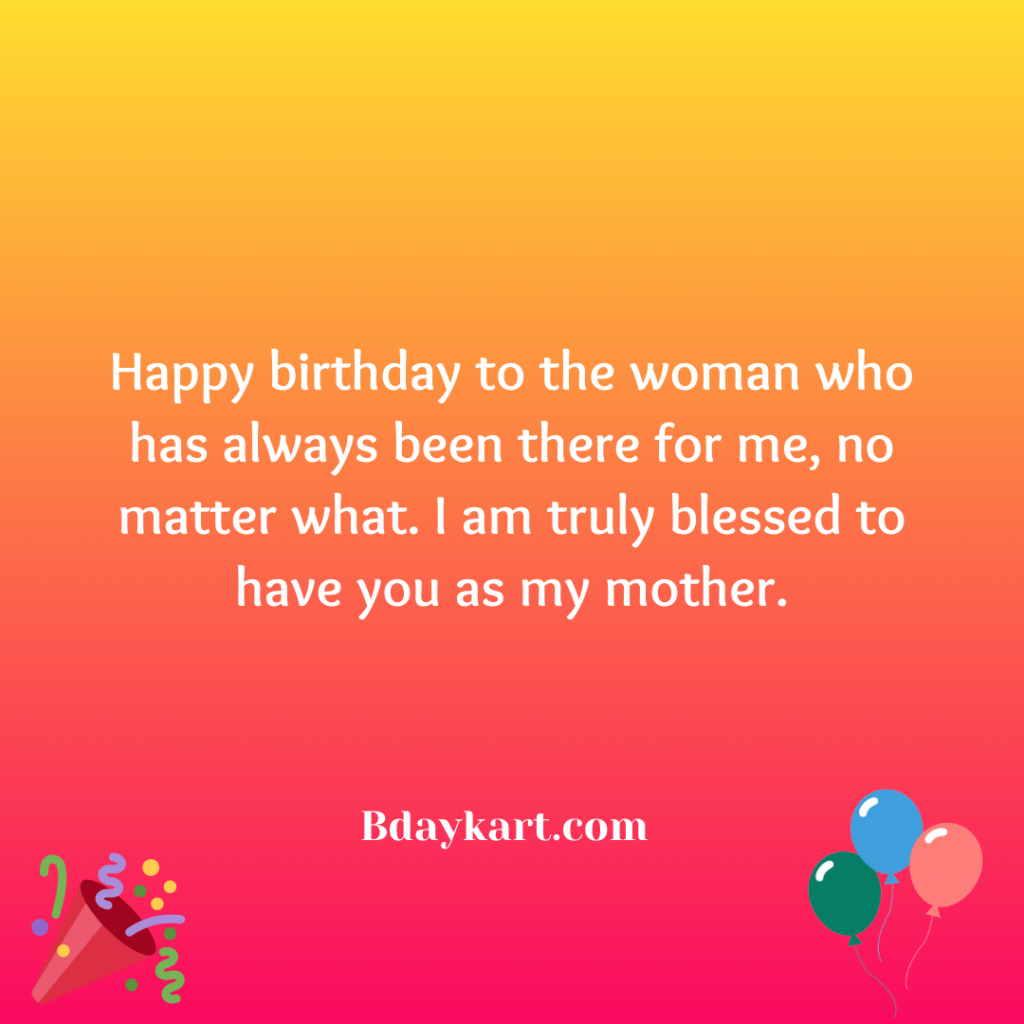 Short Birthday Message for Mother