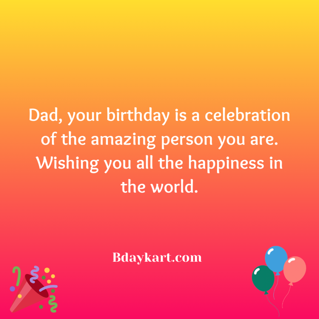 Short Birthday Quotes for Dad from Daughter