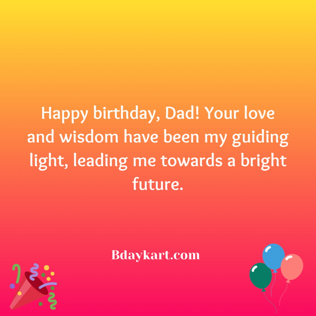 Thoughtful Birthday Quotes for Dad from Daughter