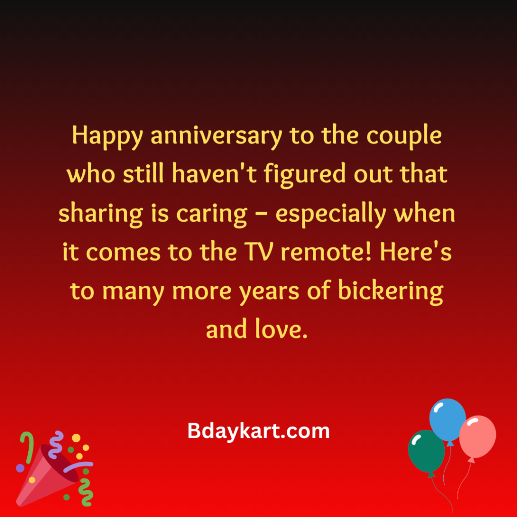 Funny Marriage Anniversary Wishes to Friend